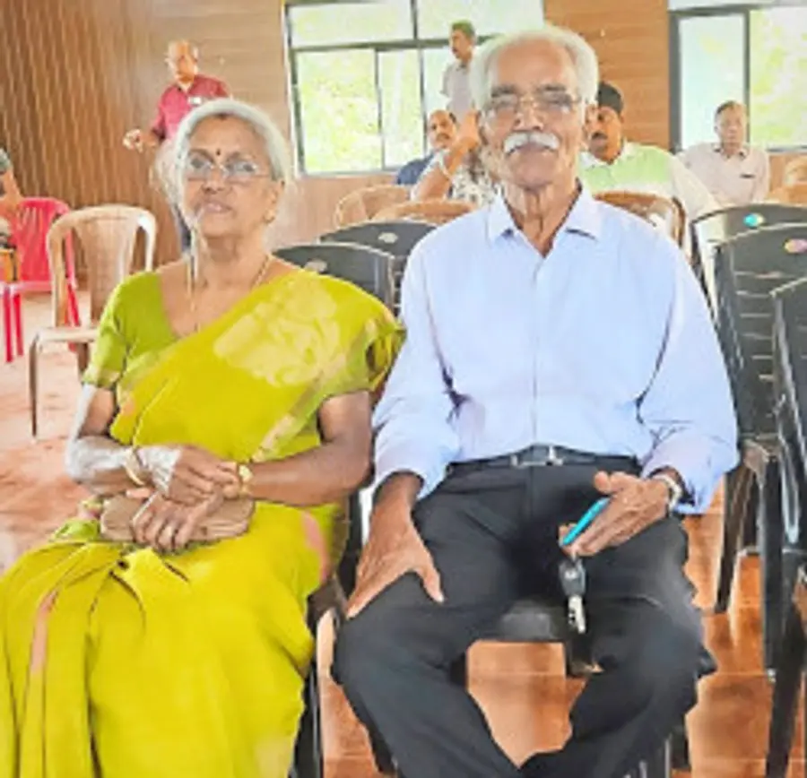 കെ പി ശ്രീധരനും ഭാര്യ ലളിതയും