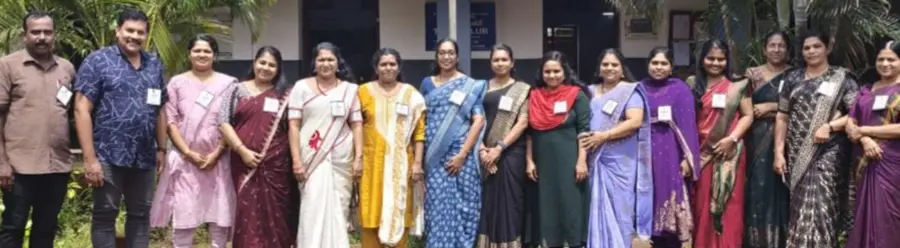 കണിമംഗലം എസ്എൻ സ്കൂളിൽ കെഎസ്ടിഎ ജില്ലാ സെക്രട്ടറി സാജൻ ഇഗ്നേഷ്യസ് ഉദ്ഘാടനം ചെയ്യുന്നു