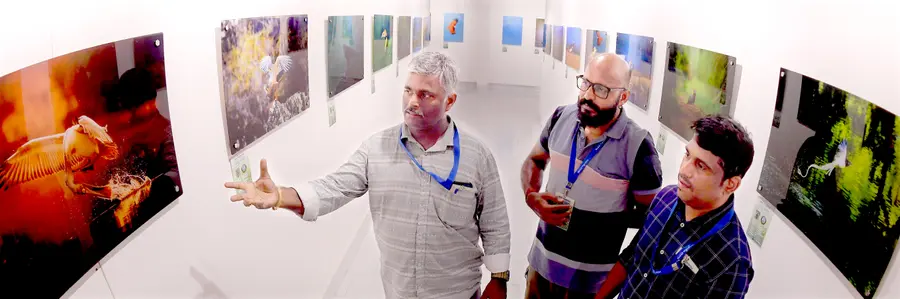 ഗ്രീൻ വാരിയേഴ്സ് തൃശൂർ ലളിതകലാ അക്കാദമിയിൽ സംഘടിപ്പിച്ച വന്യജീവി ഫേട്ടാ പ്രദർശനത്തിൽ നിന്ന്