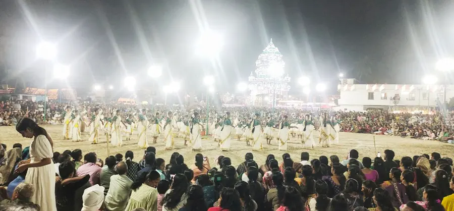 ചൊവ്വാഴ്ച നടന്ന മെഗാ തിരുവാതിരയിൽനിന്ന്