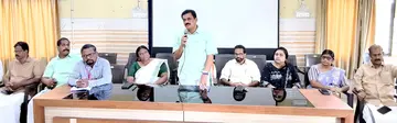 ജനകീയ സമിതി സംയുക്ത യോഗത്തിൽ കെ കെ രാമചന്ദ്രൻ എംഎൽഎ സംസാരിക്കുന്നു 