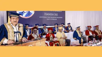 A graduation ceremony 