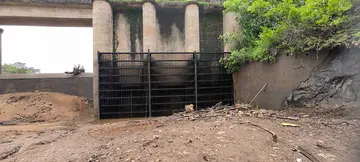 ഒറ്റക്കല്ലിൽ സ്ഥാപിച്ച ട്രാഷ് ട്രാക്ക്