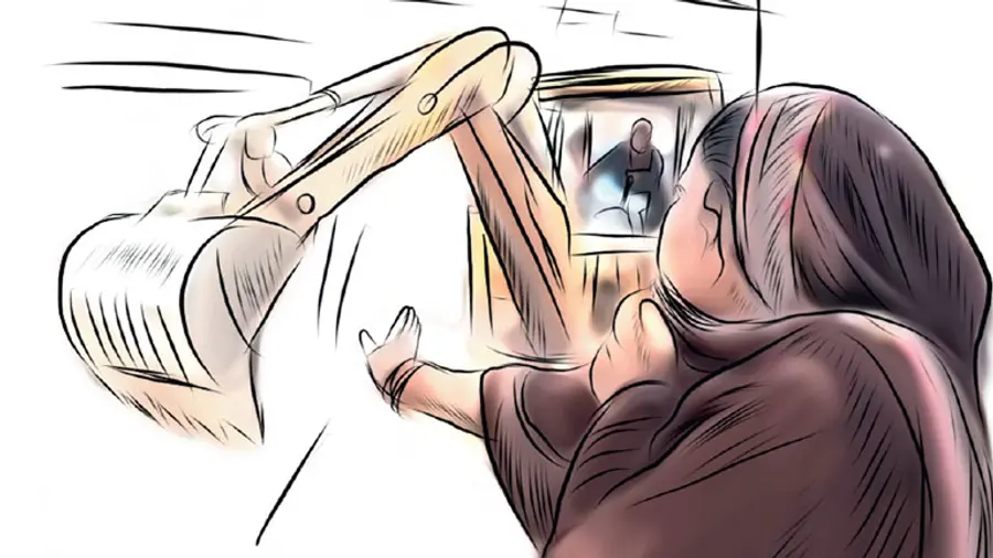 accused house demolished in gujarat