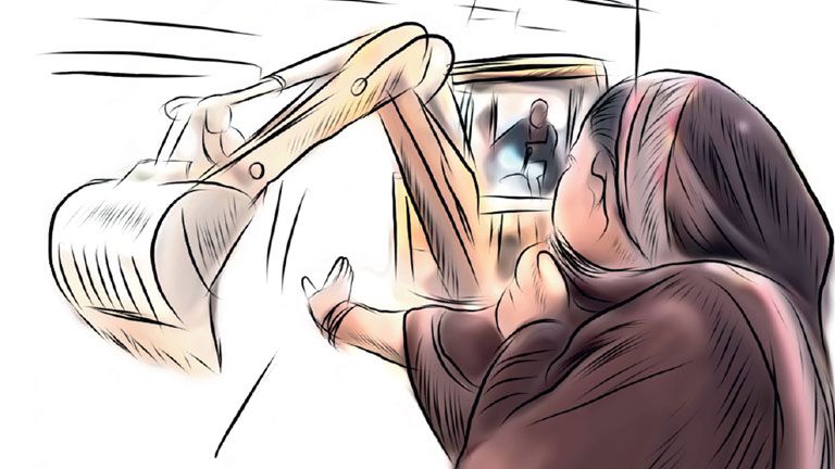 accused house demolished in gujarat