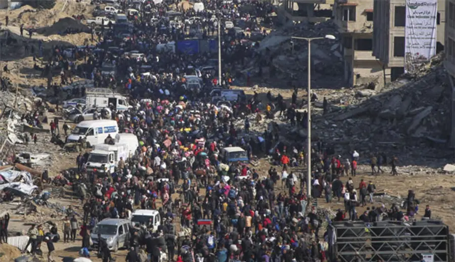 palestinians return to gaza