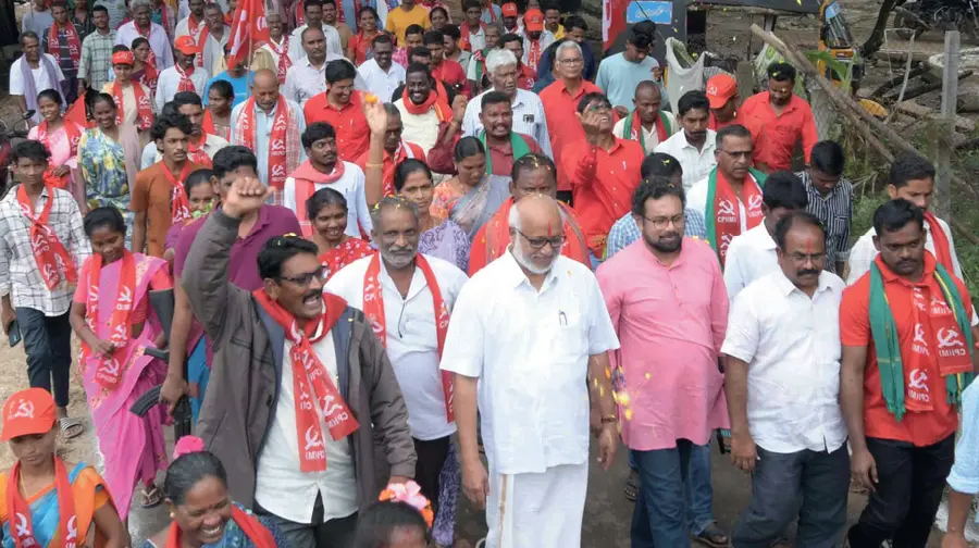 polavaram project cpim protest