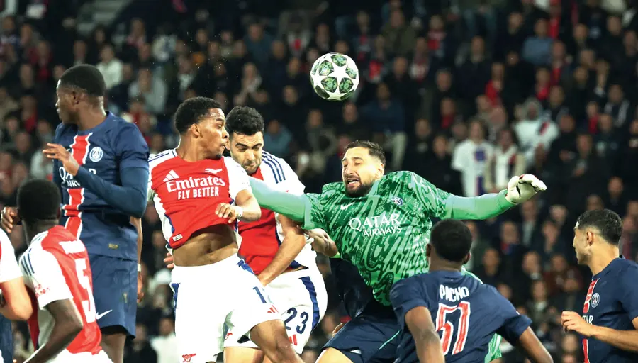 champions league football PSG
