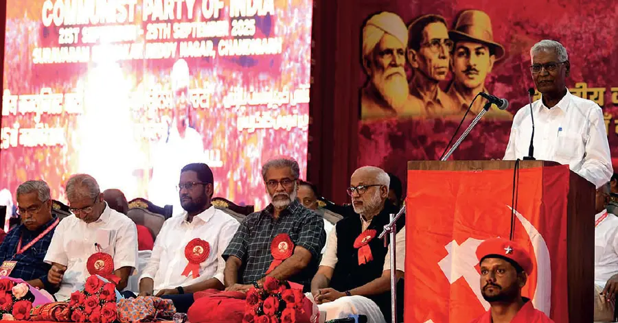 Cpi 25th Party Congress d raja