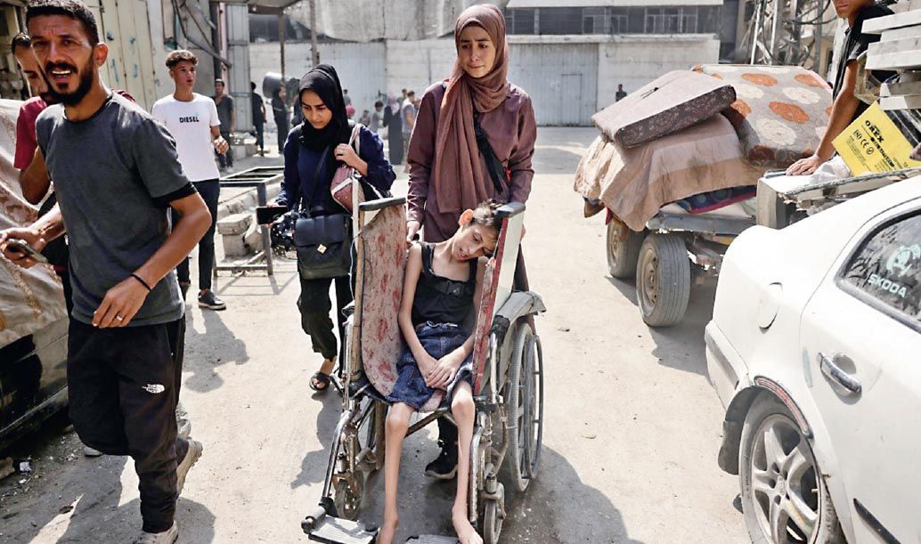 un report on Gaza Famine