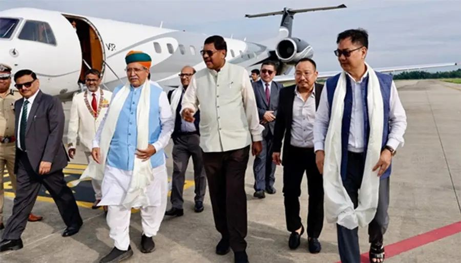 b r gavai in private jet