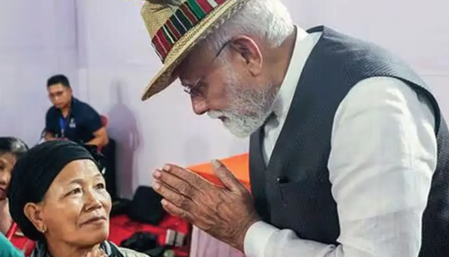 modi in manipur