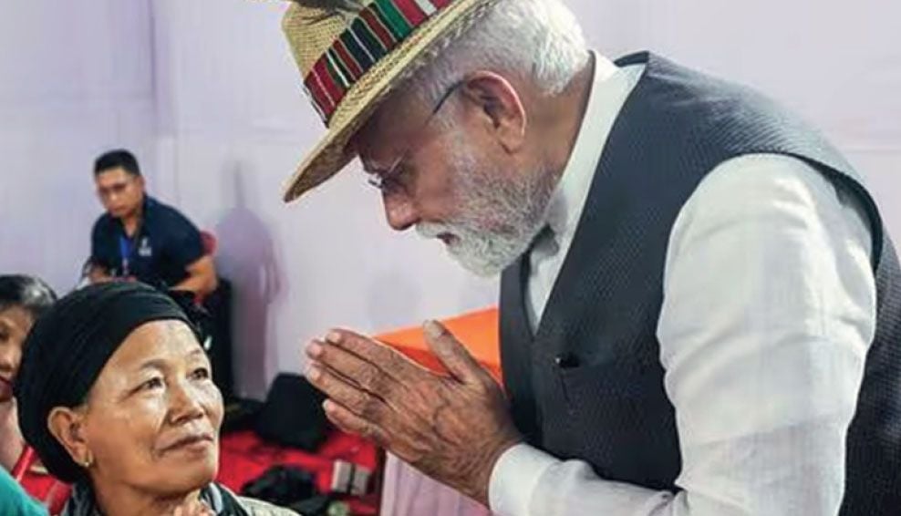 modi in manipur