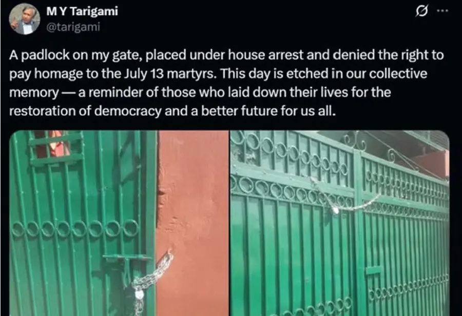 house arrest kashmir