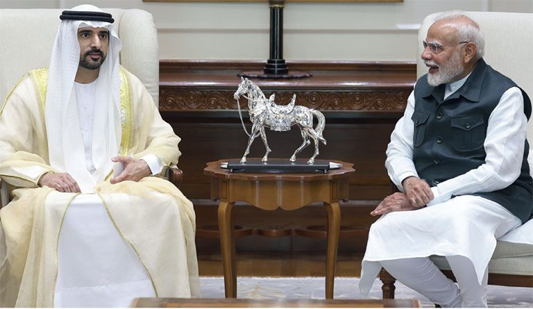 Dubai Crown Prince sheikh hamdan india visit