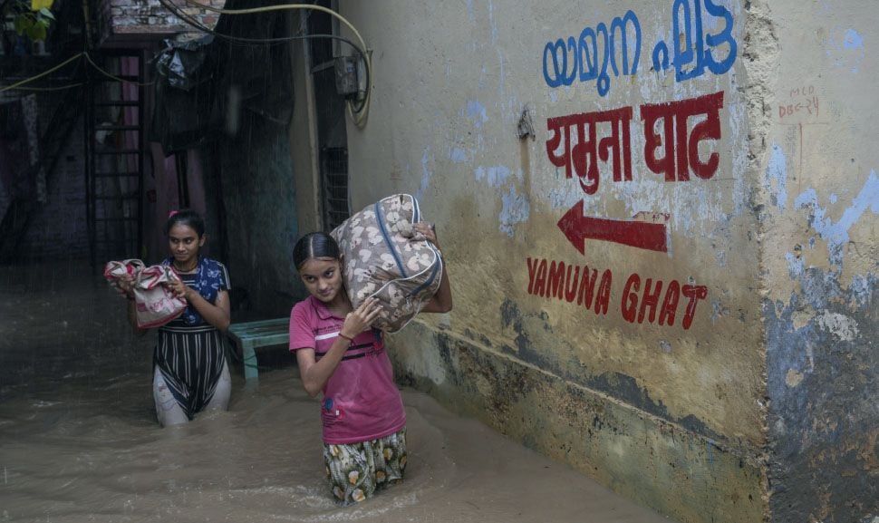 heavy rainfall in north india