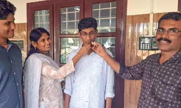 k r manoj  cbse result