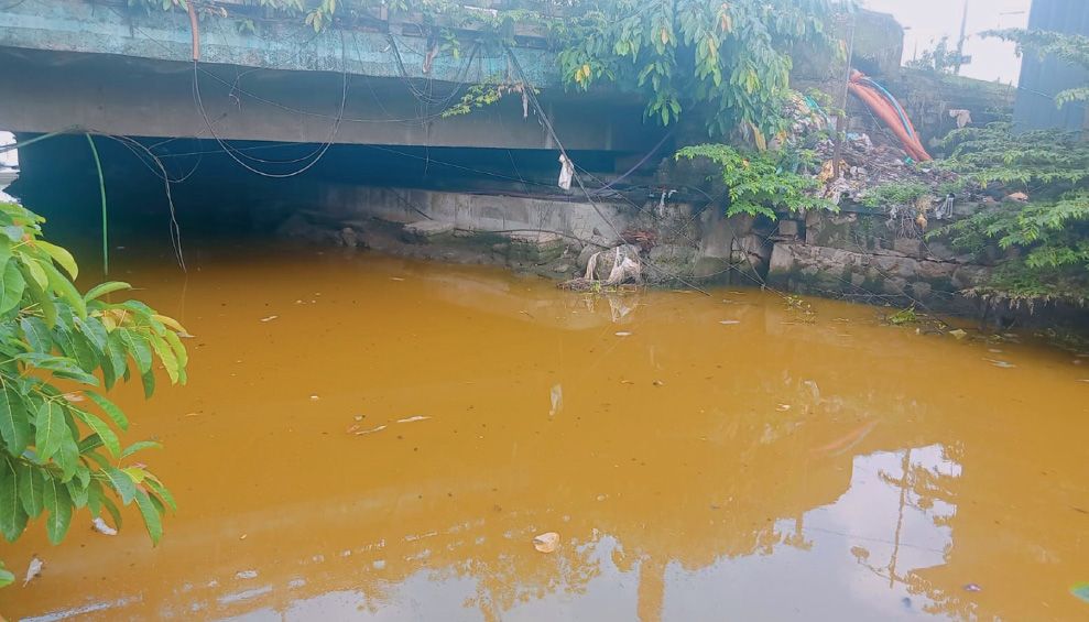 എറണാകുളം മാർക്കറ്റിലെ ചന്തക്കുളത്തിൽ ശുചിമുറിമാലിന്യം ഒഴുകിയെത്തി. നാറ്റം സഹിക്കാതെ മൂക്കുപൊത്തി ജനങ്ങളും തൊഴിലാളികളും. 