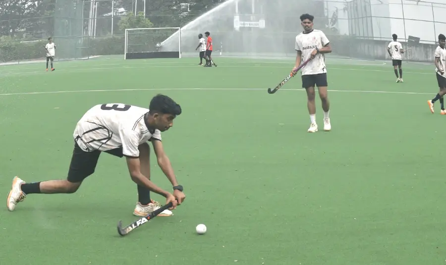 Maharajas Collage hockey turf opened