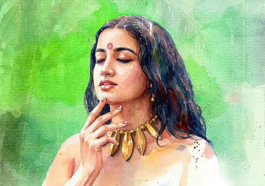 ‘തൂവാനത്തുമ്പികളി’ല് ക്ലാരയായി സുമലത ഡിജിറ്റല് ക്രിയേഷന്-: കിരണ് ഗോവിന്ദ്