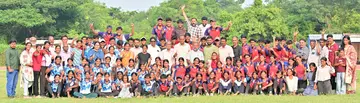 ജില്ലാ സ്കൂൾ കായികമേളയിൽ ഓവറോൾ ചാമ്പ്യൻമാരായ പറളി സബ് ജില്ലാ ടീം