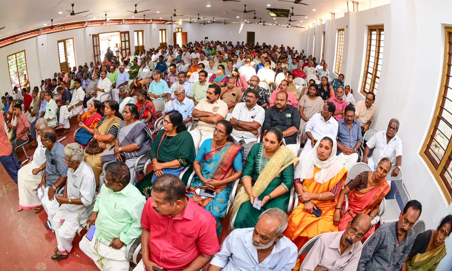 കർഷക സംഘം പരിസ്ഥിതിലോല മേഖലാ സമരപ്രഖ്യാപന കൺവൻഷന്റെ സദസ്സ്