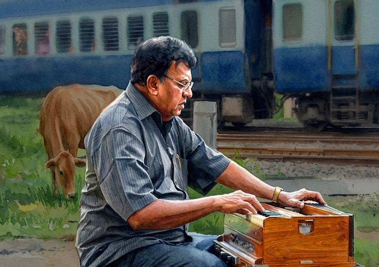 സീറോ ബാബു പുല്ലേപ്പടി റെയിലോരത്ത്-      ഡിജിറ്റല്‍ ക്രിയേഷന്‍: കിരൺ ഗോവിന്ദ്‌
