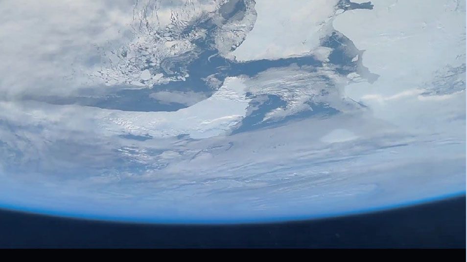 antartica from space