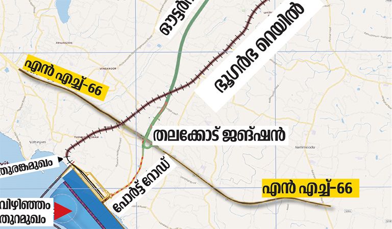 vizhinjam underground rail