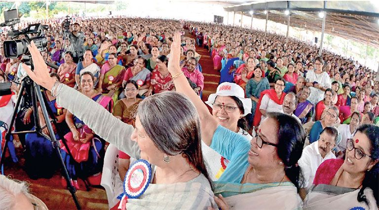 brinda karat on asha workers strike