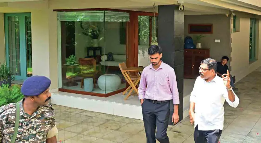 Dulquer Salmaan house ed raid