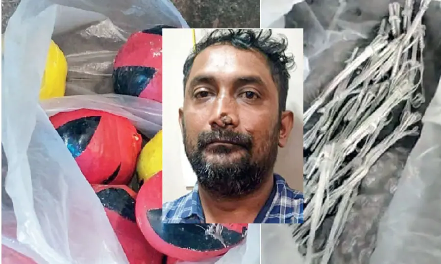 Explosives found at rss workers house