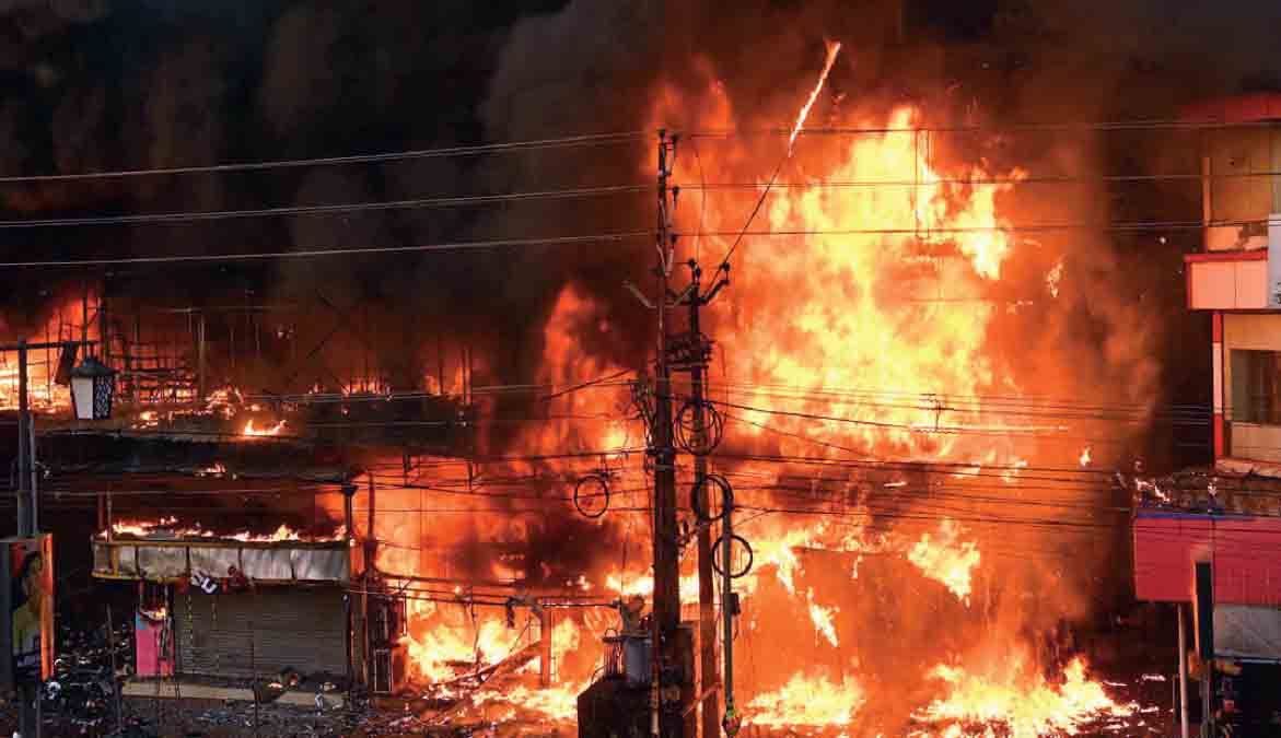 thalipparambu shops fire