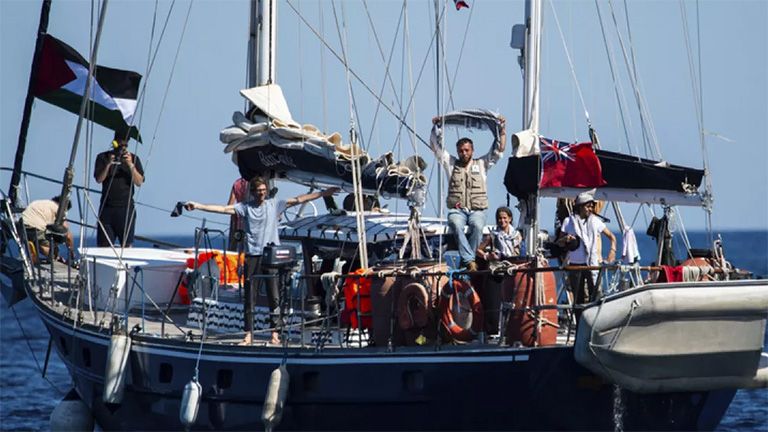 greta thunberg ship to gaza