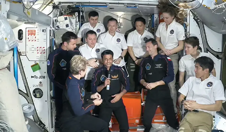 Shubhanshu Shukla ISS