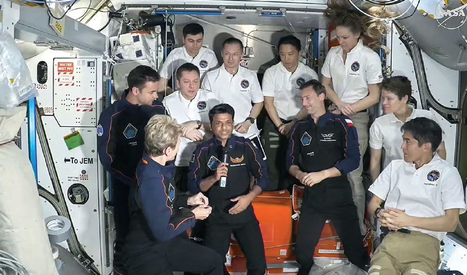 Shubhanshu Shukla ISS