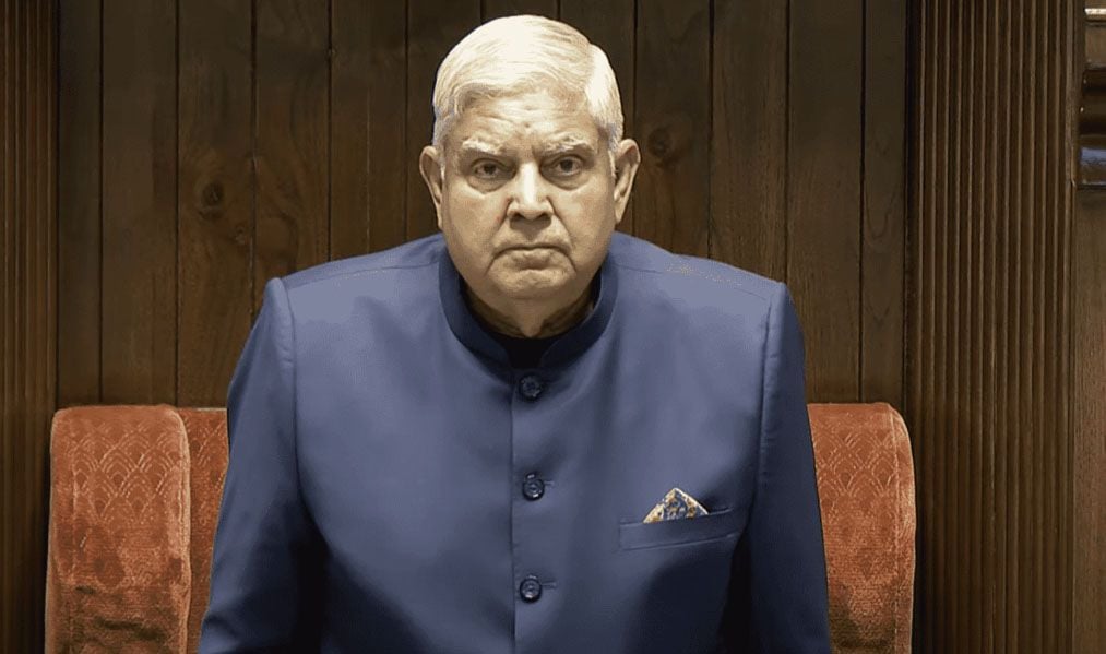 Jagdeep Dhankhar resignation