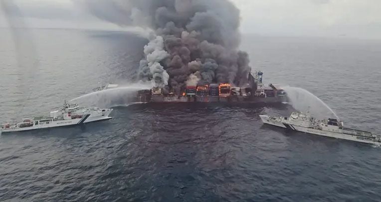 wan hai fire incident