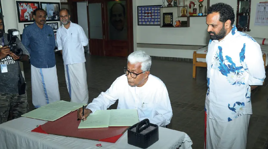 manik sarkar at Kodiyeri Balakrishnan museum