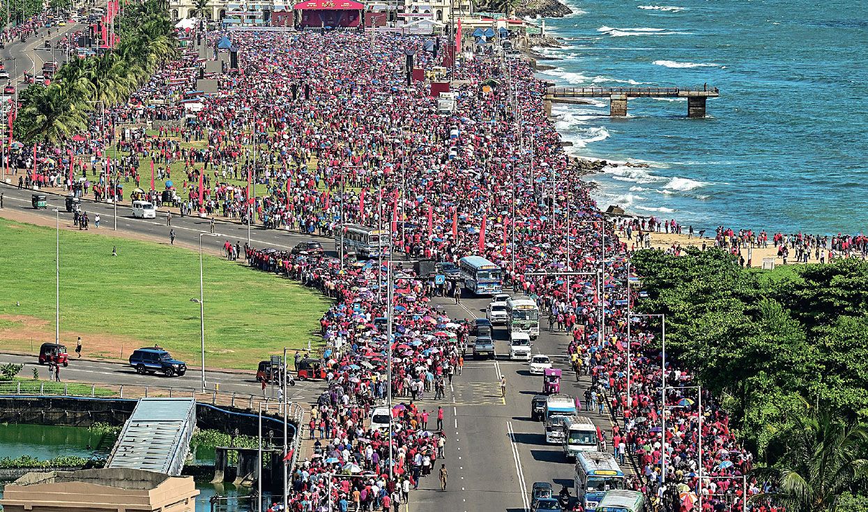 may day rally srilanka