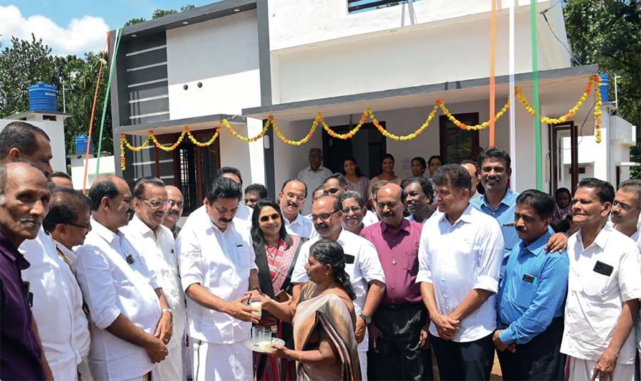 house for koottikkal landslide victims