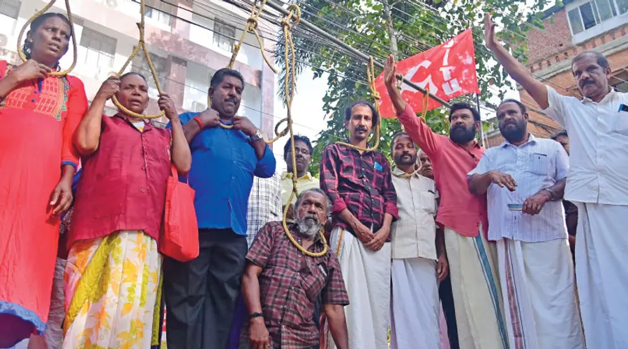 kottery selling workers strike