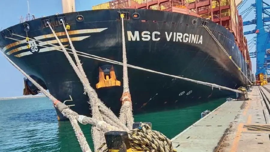 msc virginia Vizhinjam Port