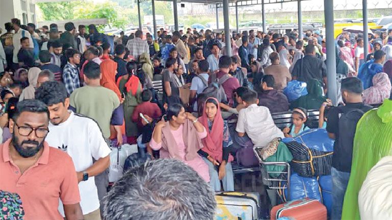 M V kavarati vessel cancelled