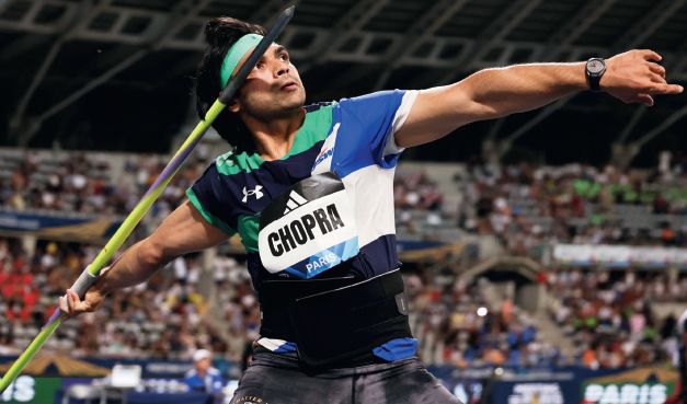 neeraj chopra Paris Diamond League 2025