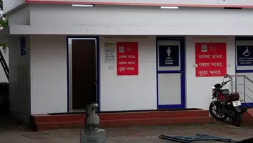 Petrol pumps toilets
