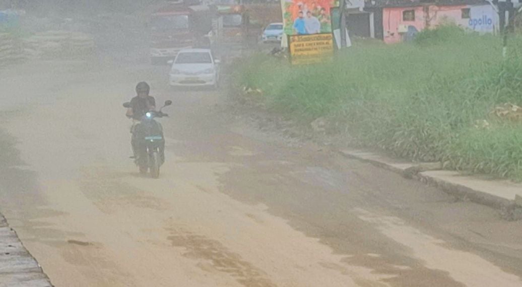Edappally Mannuthy Highway traffic block