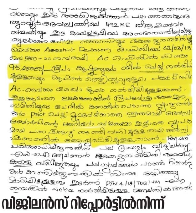 kpcc member scam in thuravoor narasimha temple
