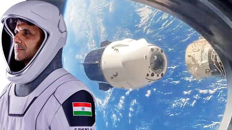 Shubhanshu Shukla back to earth