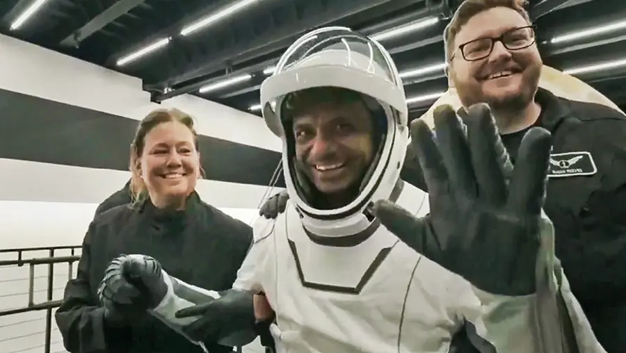 Shubhanshu Shukla back to earth